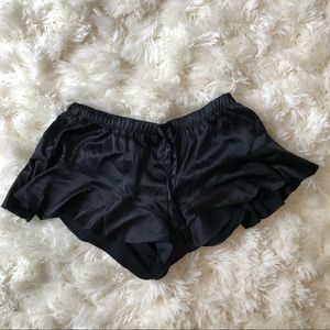 Sexy Silk Ruffled Victoria’s Secret Shorts